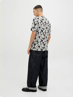Jack & Jones Jorsplit aop tee Zwart - XL