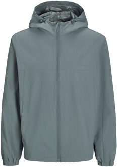 Jack & Jones Jorvesterbro hood jacket sn petrol - maat 2XL Grijs