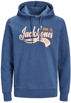 Jack & Jones Josh Hoodie Sweatshirt Jack & Jones , Blue , Heren - 2Xl,Xl,L,M