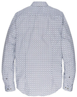 Jack & Jones Jprblaactive stretch ls shirt sn dessin Blauw - M