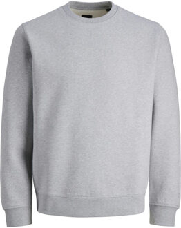 Jack & Jones Jprblaethan logo crewneck sweat sn Grijs - M