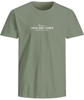 Jack & Jones Jprblaferris ss tee crew neck fst 3 Groen
