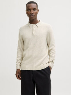 Jack & Jones Jprblamaverick knit pack bf ln beige Ecru - XL
