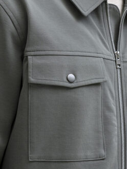 Jack & Jones Jprblanewpete neo sweat overshirt s Zwart