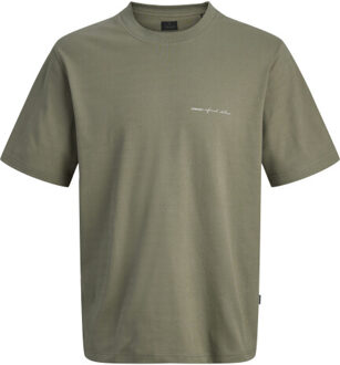 Jack & Jones Jprblaowen ss branding tee sn - maat XXL Groen