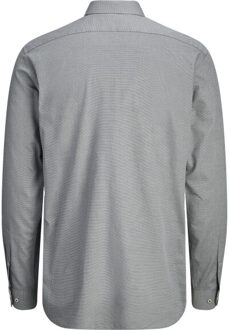Jack & Jones jprblaparker detail l/s shirt noos 12260641 volcanic ash Grijs - M