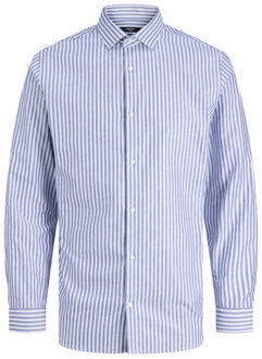 Jack & Jones Jprblaparker shirt ls noos dessin - maat L Blauw