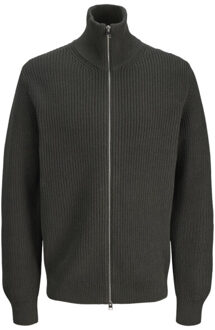 Jack & Jones Jprblastandfort knit cardigan bf donker Groen - L