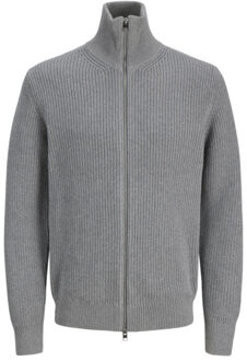 Jack & Jones Jprblastandfort knit cardigan bf - Grijs - M