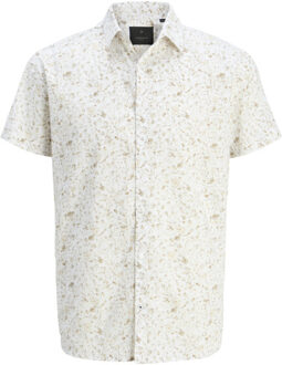 Jack & Jones Jprblasummer print s/s shirt sn Wit - M