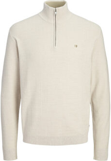 Jack & Jones Jprblurex knit half zip ln Wit - S
