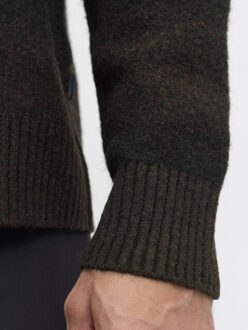 Jack & Jones Jprblutyler knit striped crew neck - Bruin - L