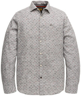 Jack & Jones Jprccregent dobby ls shirt ecru dessin - XXL