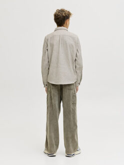 Jack & Jones Jprrayle melange solid ls overshi jnr dessin Bruin - 152