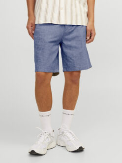 Jack & Jones Jpstace jjsummer linen blend short licht Blauw