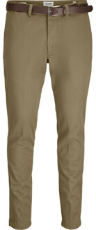 Jack & Jones Jpstmarco franco chino w belt Beige - 33-32