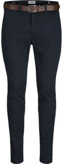 Jack & Jones Jpstmarco franco chino w belt Blauw - 33-34