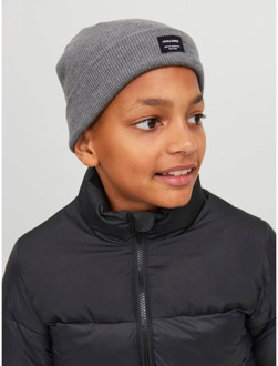 Jack & Jones Junior beanie Grijs - L-XL