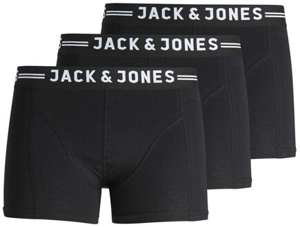 Jack & Jones Junior Boxer 3-pack SENSETRUNKS Zwart - 128