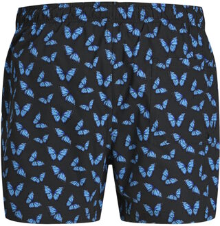 Jack & Jones Junior Jack & Jones Jongens zwemshort jpstmaui vlinderprint zwart/blauw