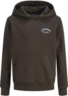Jack & Jones Junior jongens hoodie Bruin - 128