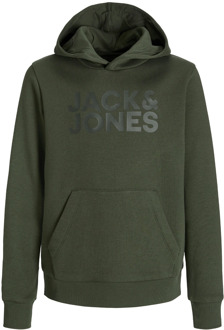 Jack & Jones Junior jongens hoodie Groen - 110