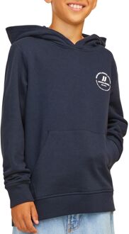 Jack & Jones Junior jongens hoodie Marine - 140