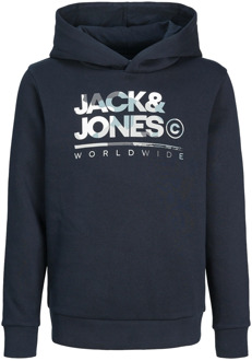 Jack & Jones Junior jongens hoodie Marine - 176