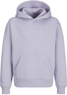Jack & Jones Junior jongens hoodie Paars - 128