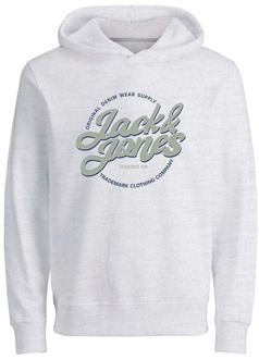 Jack & Jones Junior jongens hoodie Wit - 140