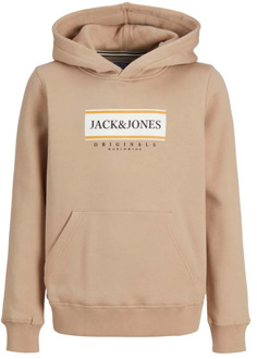 Jack & Jones Junior jongens hoodie Zand - 152