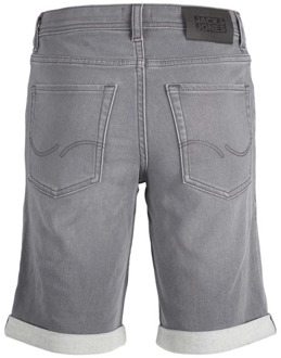 Jack & Jones Junior jongens korte broek Grey denim - 146