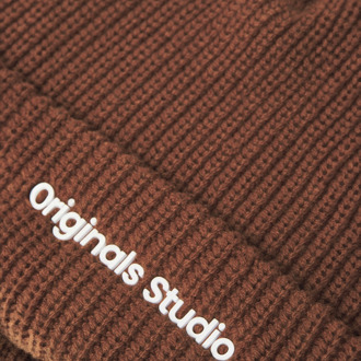 Jack & Jones Junior jongens muts Bruin - L-XL