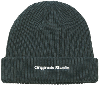 Jack & Jones Junior jongens muts Donker groen - S-M