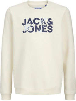Jack & Jones Junior jongens sweater Ecru - 128
