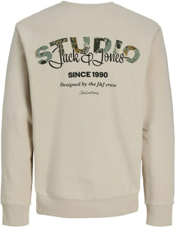 Jack & Jones Junior jongens sweater Ecru - 128