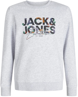 Jack & Jones Junior jongens sweater Licht grijs - 140