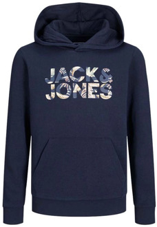 Jack & Jones Junior jongens sweater Marine - 164