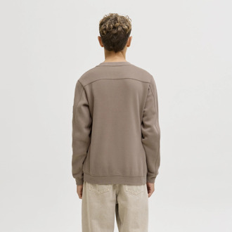 Jack & Jones Junior jongens sweater Taupe - 152