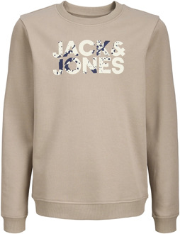 Jack & Jones Junior jongens sweater Taupe - 164