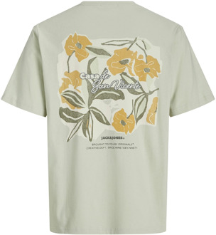 Jack & Jones Junior jongens t-shirt Beige - 140