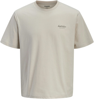 Jack & Jones Junior jongens t-shirt Beige - 164