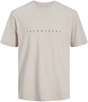 Jack & Jones Junior jongens t-shirt Beige - 176