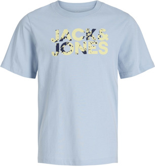 Jack & Jones Junior jongens t-shirt Blauw - 140