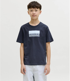 Jack & Jones Junior jongens t-shirt Blauw - 152