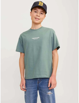 Jack & Jones Junior jongens t-shirt Groen - 140