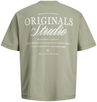 Jack & Jones Junior jongens t-shirt Groen - 164