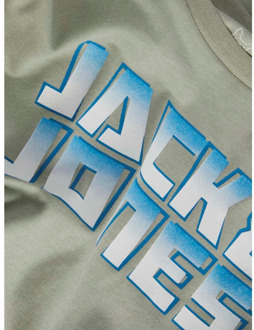 Jack & Jones Junior jongens t-shirt Khaki - 140