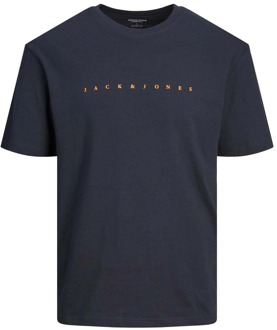 Jack & Jones Junior jongens t-shirt Marine - 128