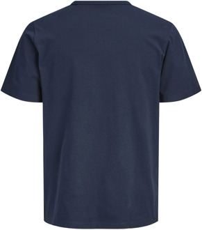 Jack & Jones Junior jongens t-shirt Marine - 128